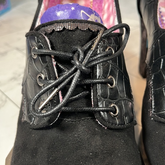 Irregular Choice Womens Shoes Heels Pumps Designer HARD WORKER BLACK 12M EU 43 - Picture 5 of 10